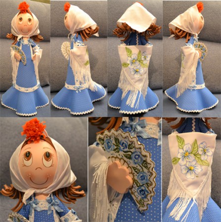 Fofucha Chulapa azul